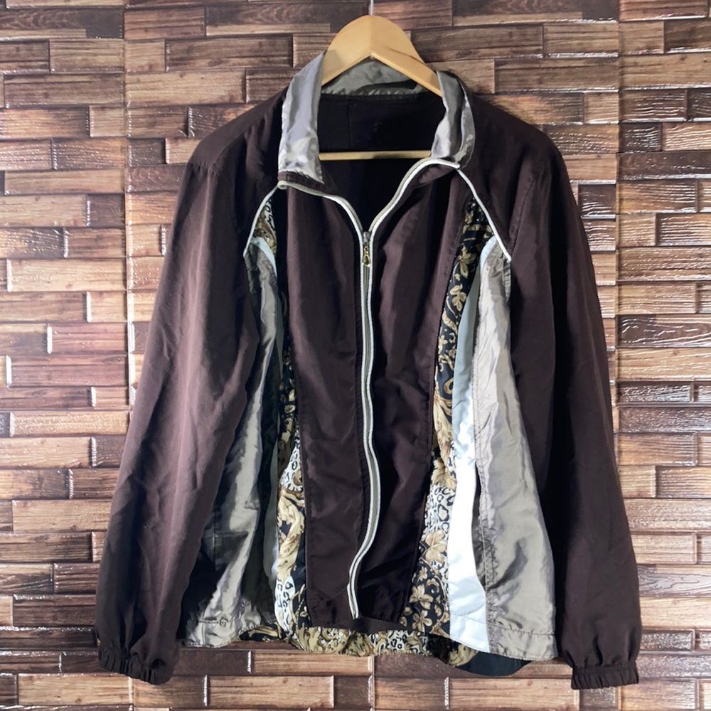Womens Activeology Windbreaker XL Retro 90’s Multi Color